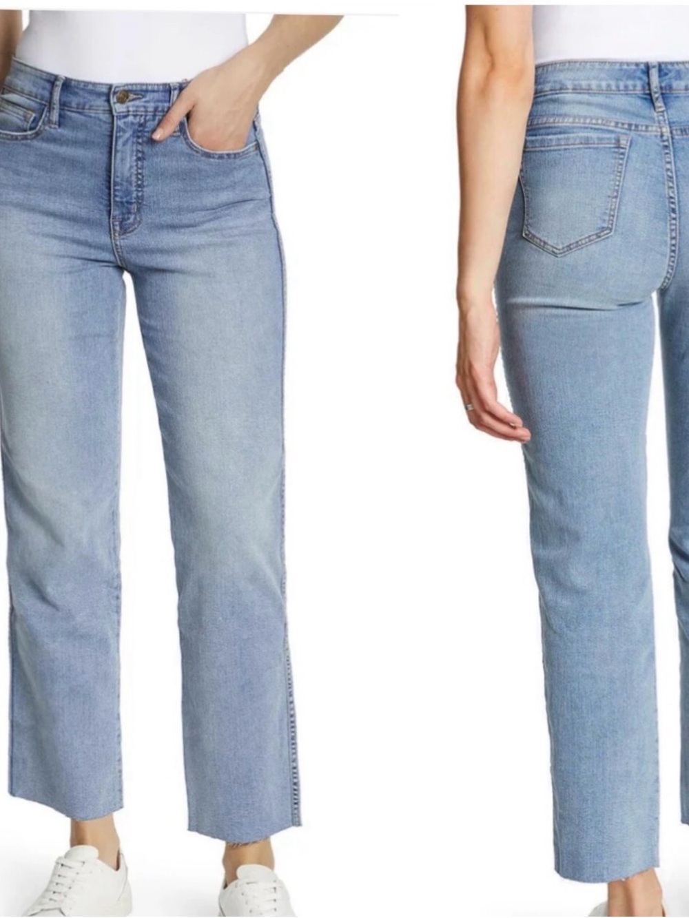 Social Standard by Sanctuary High Rise Crop Straight Jeans — Size 8